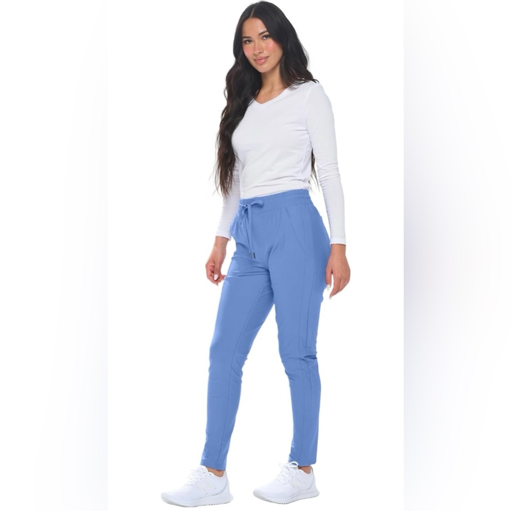 Monarch Uniforms Womens Scrub Pants Maximum Stretch Taper
Leg Scrub Bottoms